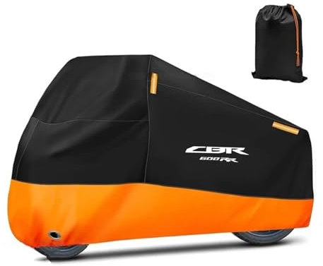 Funda Protectora Cubierta de Moto para HON&DA CBR 600 RR CBR600RR 2004-2022 Cubierta De Motocicleta Impermeable Cubierta De Lluvia De Polvo Al Aire Libre(4XL for 230-260cm)