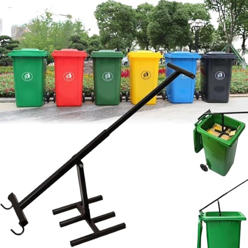 BESTXH Black, Trash Compactor, Bin Squasher, Trash Can Compactor, Manual Trash Compactor, Touchless Trash Can Compactor, Portable Waste Recycling Hand Tool