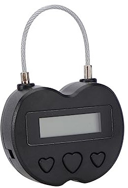 KONTONTY 1 Stück Elektronische Schlösser usb ladegeräte portable lock türschloss smart time management sperren intelligentes Zeitschloss Studienangebot Elektronisches Bauteil Black