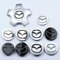 4 Stück Auto Nabendeckel für Mazda MX-5 NB,ABS Radkappen Nabe Mitte Abdeckung Ersetzen Original Felgenkappen mit Logo Emblem Kfz Dekorative Zubehör,A-Black-Short Legs