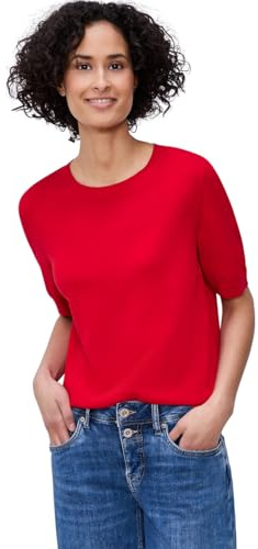 Street One Damen Kurzarm Pullover mit Rundhals