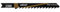 wolfcraft 2350000 Lames de scie sauteuse B&D HSC - Longueur 61 mm - 5 pièces