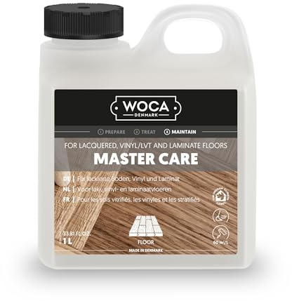 WOCA Denmark Master Care 1 L Pflege für lackierte Böden, Vinyl und Laminat