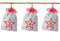 24 Adventskalender Beutel (10 x 15 cm) - Der Landhaus-Kalender - mit Kokosschnur
