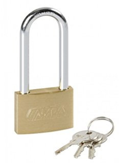 Lampa 65424 Standard, Lucchetto in Ottone, 50 mm XL