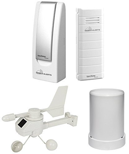 Technoline Haus-Überwachungs-System Mobile-Alerts Starter Set 1 mit Regenmesser und Windmesser