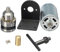 EsportsMJJ DC 12-36V Lathe Press 555 Motor With Miniature Hand Drill Chuck and Mounting Bracket
