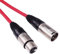 Switch Electronics Coloured Male XLR to Female XLR Microphone Lead Extension Cable (10m, Red)