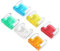 Flachsicherung,120-tlg. 5A 30A Sortiment Blade Sicherung Micro Mini Flachsicherungs Set Kit für Auto LKW SUV