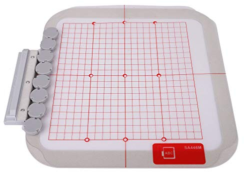 Metall/magnetischer Quilter Hoop für Brother/Babylock Stickmaschine 20,3 x 20,3 cm (SA446) NV6000D Quattro NV6700D NV6750D 6000D, 6700D 6750D XV8500D XV8550D Dream Machine