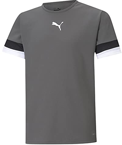 PUMA Unisex niños Shirt, Smoked Pearl-puma Black-puma White, 116