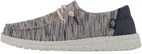 Hey Dude Femme Wendy Sox MOC Toe Shoes, Rose Clair, 42 EU