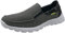 ChayChax Zapatos de Lona para Hombre Cómodo Mocasines Ligero Transpirable Náuticos Slip On Zapatillas de Deporte,Gris Oscuro,44 EU=Fabricante 45