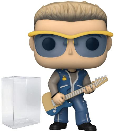 POP Rocks: U2, ZooTV - Adam Funko Pop! Vinyl Figure (Bundled con custodia protettiva compatibile Pop Box), multicolore, 9,5 cm
