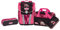Steinmann Scout Sunny Schulrucksack Set 4tlg. (Pink Dino)