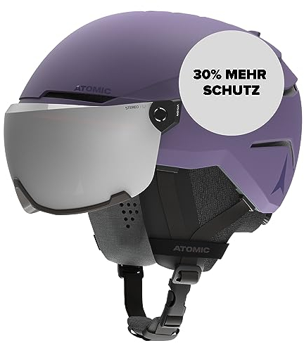 ATOMIC Unisex Savor Visor Stereo Helmets, Light Purple, 59-63 EU