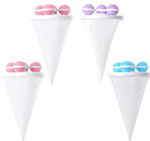 Xinchen 4PCS Haarentferner Für Waschmaschine Filterbeutel Waschmaschine Haarentferner Wiederverwendbarer Waschmaschine Haarfänger Wäscheball Waschmaschine Haarentferner Filterbeutel