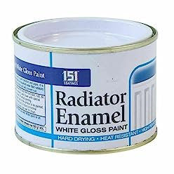 PNJB,151 Coatings Paint Primer All Purpose, Non-drip Gloss Paints, Hard Drying, Hard Built, And High Performance,180ml(Radiator Enamel White Gloss, Pack of 1)