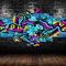 RAPSANI Mit Rahmen Leinwandbild 5 TLG Kunstdruck,Cartoon-Doodle Bilder auf Leinwand 5 TLG Vlies Wandbild,Leinwand Gemälde xxl,Tapete,Puzzle,leinwanddrucke,5 Stücke Bilder Linien und Herzen,125x60cm