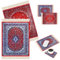 Hushee Mini-Mauspad-Untersetzer im Vintage-Stil, orientalisches Mauspad, floraler Stil, lustige Schreibtischunterlage, Abschluss, Geschenk für Boho-Puppenhaus-Teppich mit rutschfester Gummiunterseite