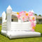 Inflatable White Bounce House for Kids Adults,100% PVC Decorations Jumping Bed with Blower Large Bounce Castle for Home Backyard,Patio,Party, Birthday, Wedding, Outdoor(4x3.5x3m)