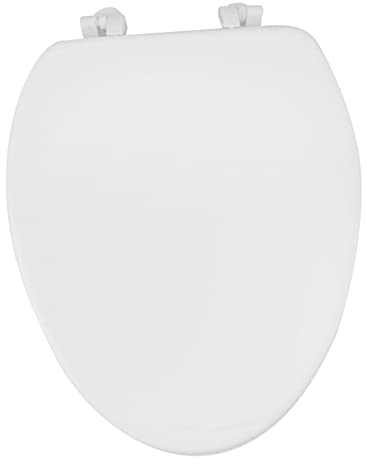 HOMSFOU 1stk Toilettendeckel Schüssel Solarbrunnen Toilette Mit Deckel Silikon Abnehmbarer Toilettensitz Offene Vordere Toilette Mit Abdeckung Ev Badezimmerabdeckung Weiß Kind Haushalt