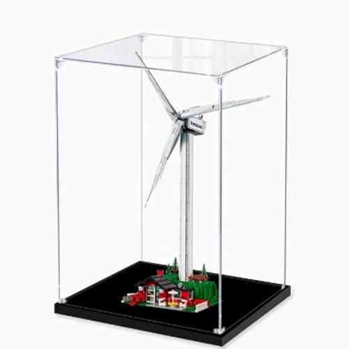 FEIFANBOYANG Vitrine en acrylique transparent pour éoliennes Lego 10268 - Étanche à la poussière - Compatible avec Lego 10268 - 80 x 30 x 104,9 cm - Seulement la vitrine (2 mm)