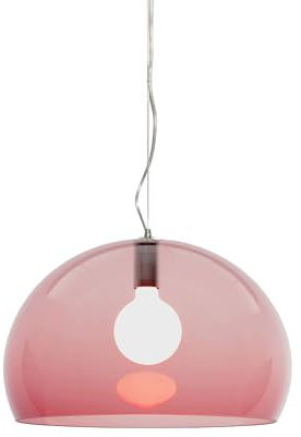 Kartell Fl/Y, Lampada a Sospensione, Bordeaux, ø 52 cm