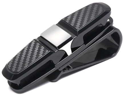GNTHERF Car Sunglass Holder, for Citroen C2 C3 C4 C5 C6 C3-XR C4X C5X C5 Aircross Multi-Functional Magnetic Glasses Holder Clip Car Visor Storage Box Interior Accessories
