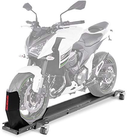 Peana Aparcamiento de Moto con calzo Compatible para Rueda Smart Mover, MAX. 450 kg, Gris