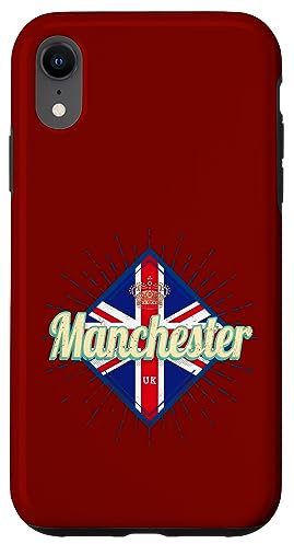 iPhone XR Manchester City UK Retro United Kingdom Vintage England Case
