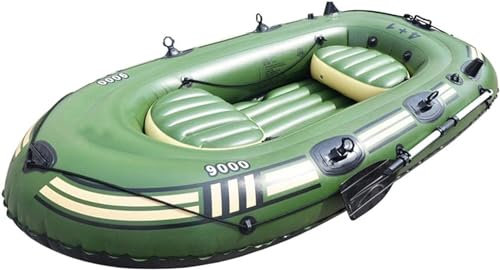 WQZStar Aufblasbares Kajak, Schlauchboot mit Rudern, PVC-Schlauchboot, Luftmatratze, Robustes Schlauchboot für 5 Personen, Schlauchboot, Fischerboot, trägt bis zu 380 kg