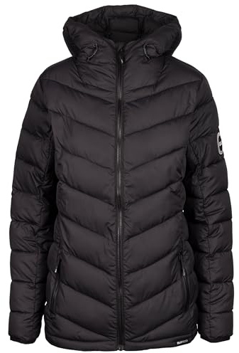 DLX Womens hooded Padded Eco Jacket Zip Pockets Tonya