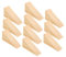 IWOWHERO Door Supply Woody Butoir de Porte Solide Cales de Porte pour à Coucher Lot de 10 6 x 2 x 3 cm