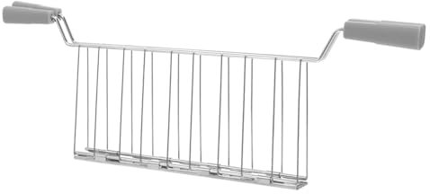 Cabilock Stainless Steel Breakfast Machine Grill Toaster Warming Rack Removable Crumb Tray Sandwich Cage for Toaster