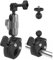 NEOSOU Metal Bike Mount Clamp Motorcycle Handlebar Tube Roll Bar Holder Accessories for GoPro 13 12 11 10 9 8 Insta360 X4 X3 Ace Pro 2 DJI Action 5 Pro Action 4 3 DJI Pocket 3 Camera