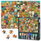 1000-Piece Japanese Monster Jigsaw Puzzle - Yokai, Folklore Creatures, and Mythical Beings in Manga-Style Comic Art - Detailed Puzzle for Adults, Anime Fans, and Collectors 50x70cm