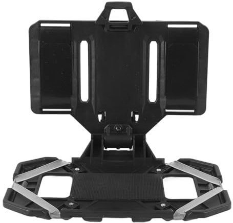 Tactical Gear Plate Carrier Vest Accessories, Foldable Phone Chest Mount Holder for Screen Size 4.7-6.7, Tactical Phone Holder, Tactical Plate Carrier Vest Attachment (Black)