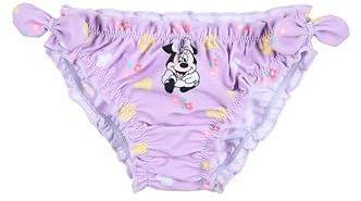 Disney Minnie Mouse bebé-niñas Bañador (Púrpura,18 Meses)