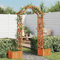 HOMTAKIE Bois Pin Massif Pergola de Jardin avec Jardinière Arche de Pergola Décoration Entrée Allée de Jardin Patio Arrière-Cour Extérieur