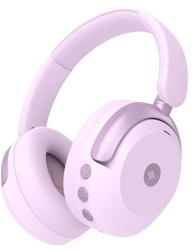 iClever BTH20 Noise Cancelling Kopfhörer Kinder Bluetooth Flugreisen | SafeSound Tech3.1, 60H Spielzeit, USB C Ladeanschluss, AUX Kabel, Langlebig Bequem Preisgekrönte Kopfhörer Kinder Tablet PC