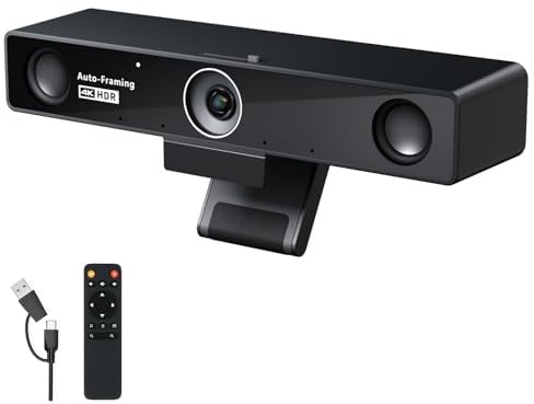 NEARITY V30S Cámara para Videoconferencias 4K, 120° FOV/Zoom Digital 3X