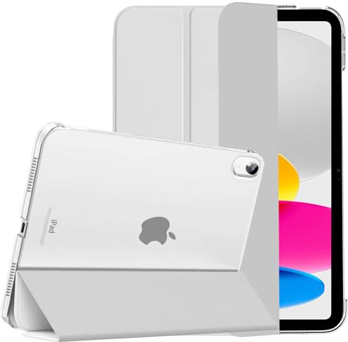 GALTD for iPad A16 Case Smart, 11th Generation 11inch/iPad 10th Generation Case 10.9 (2025-2022) Auto Wake/Sleep Cover, Slim Stand Cover with Hard Back, Support Touch ID, White