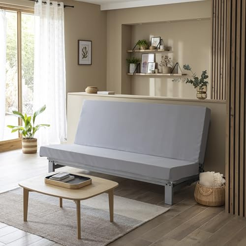 Terre de Nuit Matelas clic-clac Mousse 13 cm Le Fameux 130x190