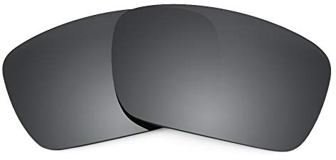 Revant Verres de Rechange Compatibles avec Oakley Fuel Cell, Polarisés, Chrome Noir MirrorShield
