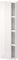 Duravit DuraStyle Waschtisch Säule links 240 mm Nussbaum Weiß Matt