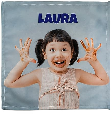 Stoffserviette Personalisierbar mit Foto Oder Text. Originelles Geschenk.