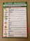 Schild für Lebensmittelallergien, A4, 297 mm x 210 mm, laminiert, 400 g, 14 Allergene Allergie-Warnschild