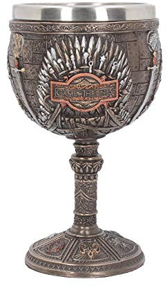 Nemesis Now Kelch aus Eisernem Thron, 17 cm, Bronze, Einheitsgröße