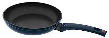 Jata HOGAR SMH14 - Sartén huevo frito antiadherente de 14 cm de diámetro. Cuerpo de aluminio y mango de silicona. Apta para cocinas de gas, eléctricas, vitrocerámica y halógenas